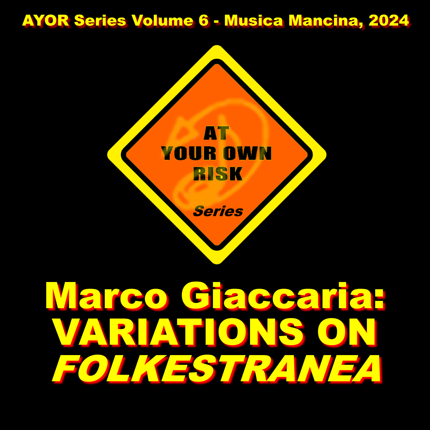 Marco Giaccaria - VARIATIONS ON FOLKESTRANEA - cover